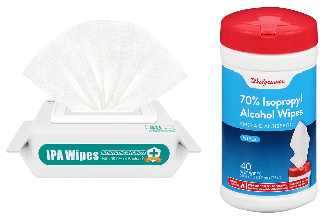 40pcs IPA wet wipes for sale